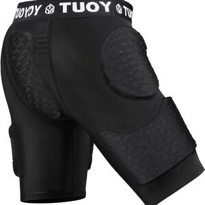 New Men's 5 Pad Football Girdle Hip Thigh Protector Padded Shorts no Pocket